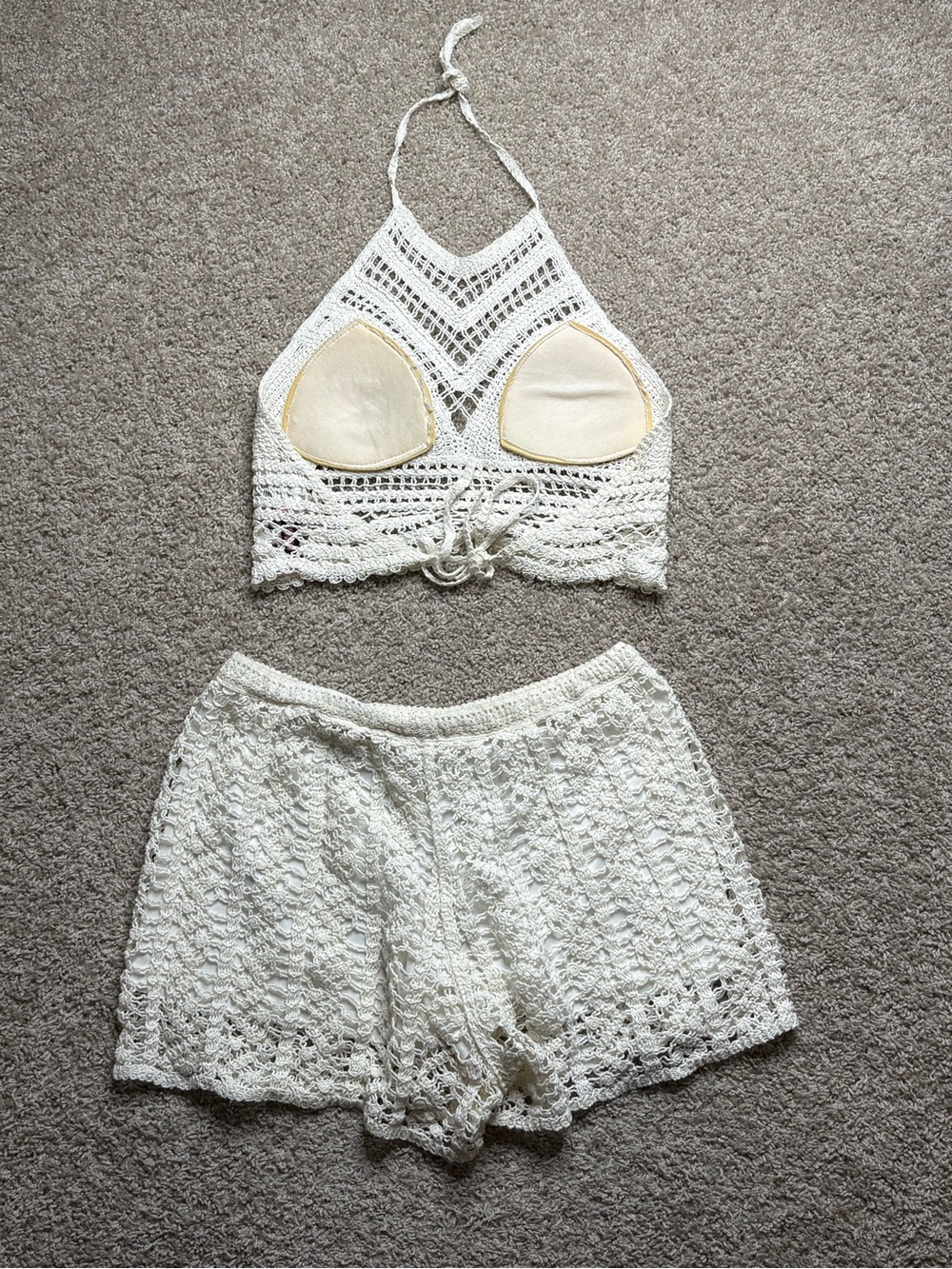 Somya Collection Crochet Two Piece Set - Picture 2 of 8